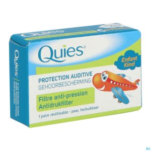 Quies Protection auditive Filtre anti-pression Earplane - Spécial avion Enfant