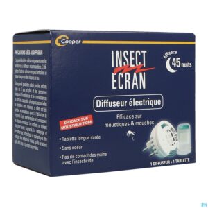 INSECT ECRAN ANTI MOUSTIQUE DIFFUSEUR ELECTRIQUE+RECHARGE