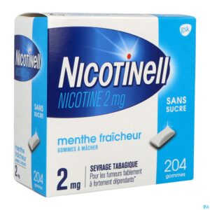 NICOTINELL  MENT 2MG GOM A MACHER BT204