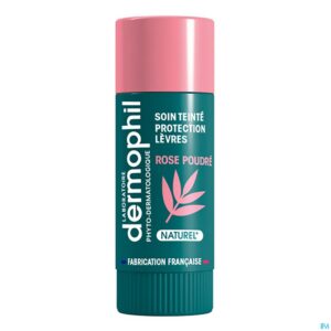 Dermophil Stick Lèvres Soin Teinté Rose Poudré 4 g