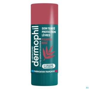 dermophil Stick à Lèvres Soin Teinté Pourpre Rosé