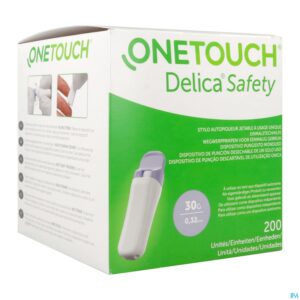 ONETOUCH DELICA SAFETY Autopiqueurs à usage unique Bt/200