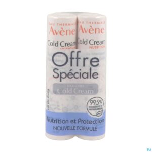 AVENE COLD CREAM STICKS LEVRES 2X4G