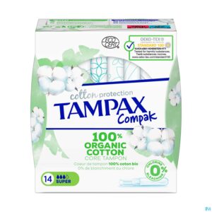 TAMPAX Compak Cotton Super