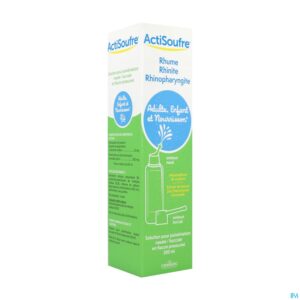 ACTISOUFRE, solution pour pulvérisation nasale/buccale en flacon pressurisé