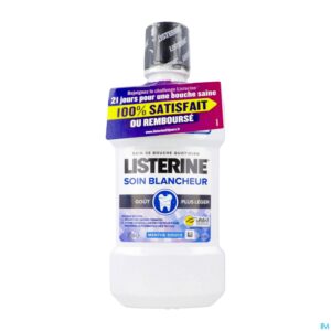 LISTERINE Bain de Bouche Soin Blancheur Goût Plus Léger