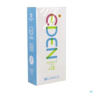 EDEN Préservatif fin latex lubrifié B/12