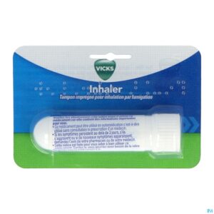 VICKS INHALER, tampon imprégné pour inhalation par fumigation