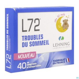 L72, comprimé orodispersible