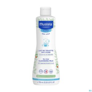 mustela® Bébé Enfant Lait de Toilette Sans Rinçage Peau Normale