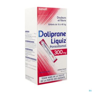 DOLIPRANELIQUIZ 300 mg, suspension buvable en sachet