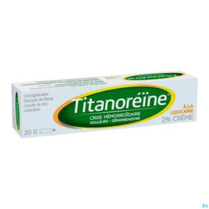 TITANOREINE A LA LIDOCAINE 2 POUR CENT, crème
