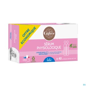 SERUM PHYSIOLOGIQUE GIFRER 40UNI/5ML