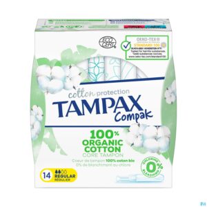 TAMPAX COMPAK COTTON PROTECT REGULIER X14
