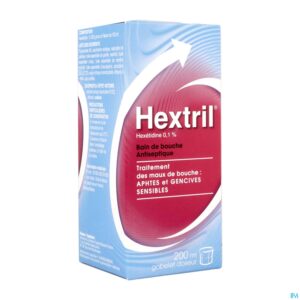 HEXTRIL 0,1 POUR CENT, bain de bouche, flacon