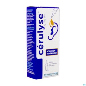 CERULYSE 5 g/100 g, solution pour instillation auriculaire