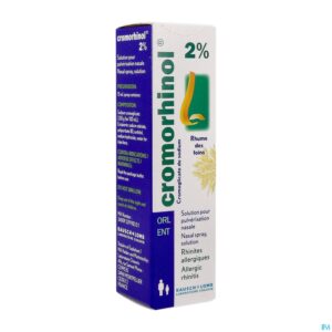 CROMORHINOL 2 %, solution pour pulvérisation nasale