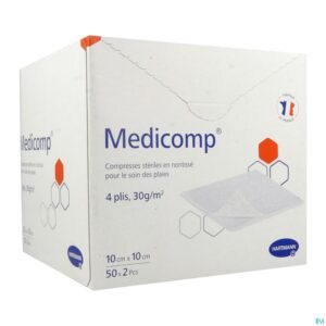 Médicomp® compresse stérile 10 cm x 10 cm